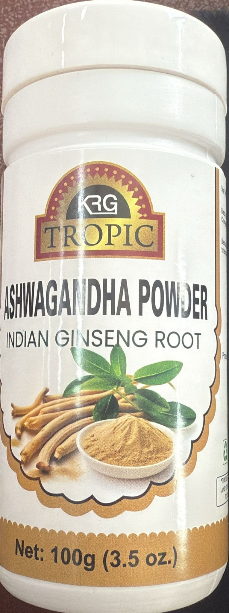 KRG Tropic Ashwagandha Powder 100G